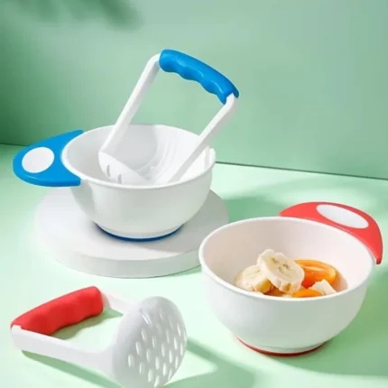 Baby Food Grade Bowl with Masher