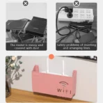 Smart Wall Mounted WiFi Router Stand