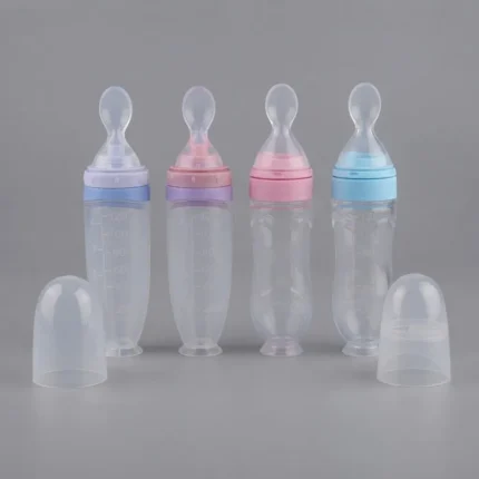 Apple Bear Full Silicone Spoon Feeder