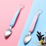 Double Head Fruit Puree Silicone Spoon