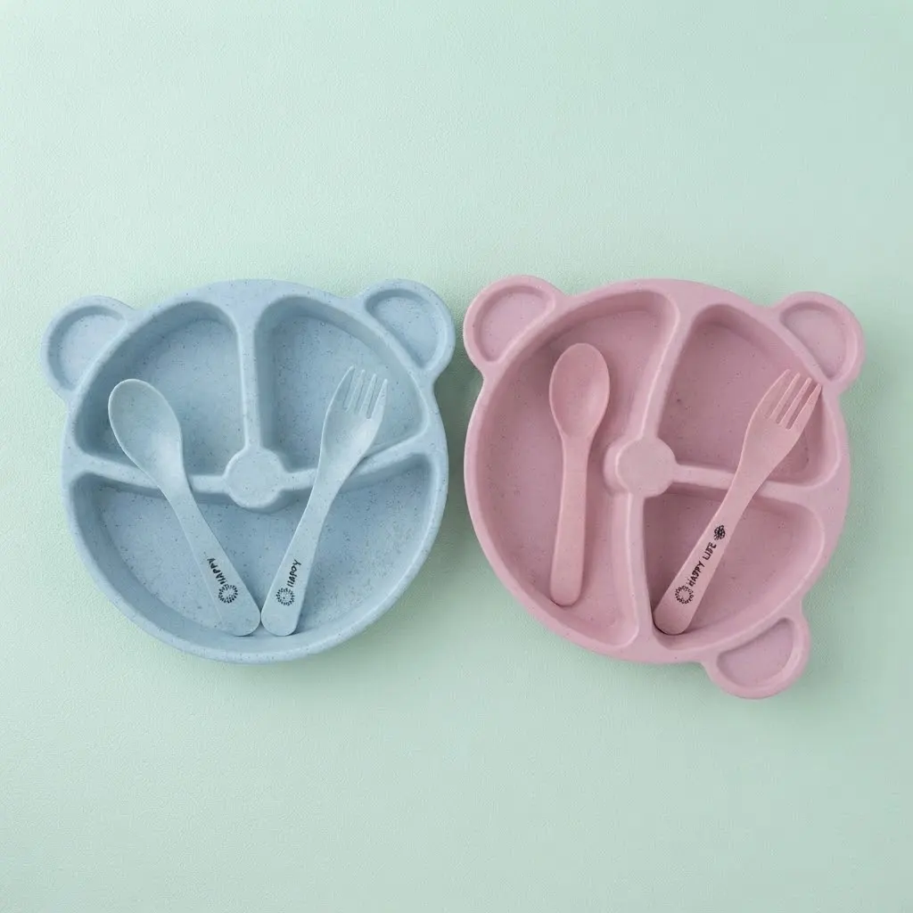 Wheat Bear Baby Feeding Set