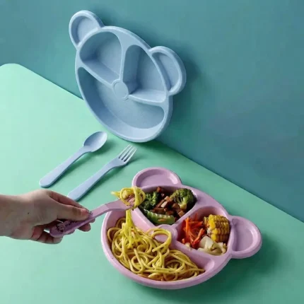 Wheat Bear Baby Feeding Set